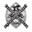 Confederate tattoo design idea