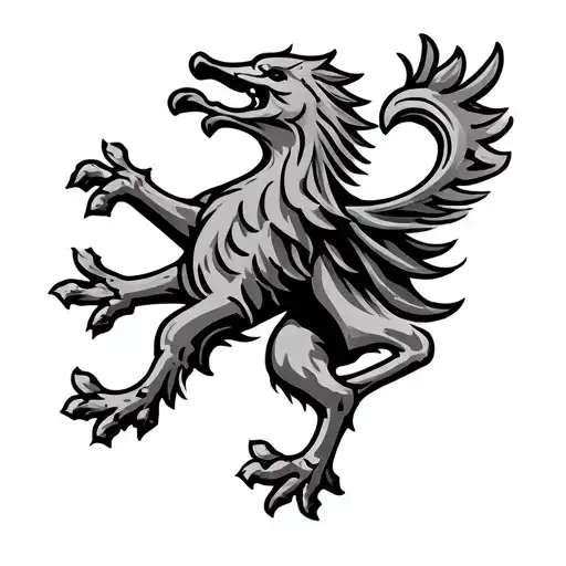 Lithuanian coat of arms tattoo design idea
