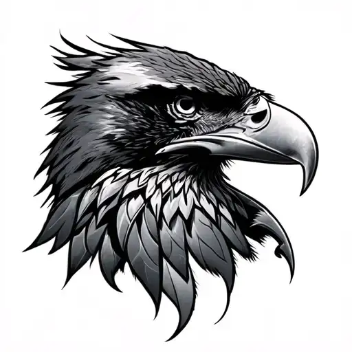 Seahawk tattoo design idea
