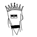basquiat crown and Chicago flag tattoo design idea