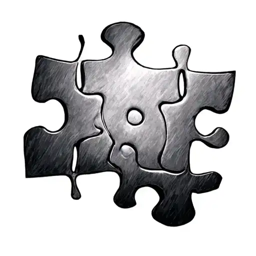 puzzle piece tattoo tattoo design idea