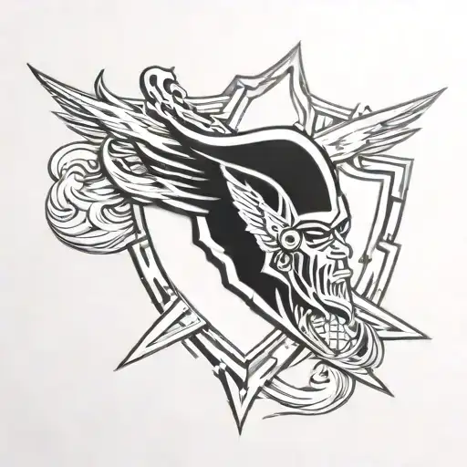 NFL Las Vegas Raiders tattoo design idea