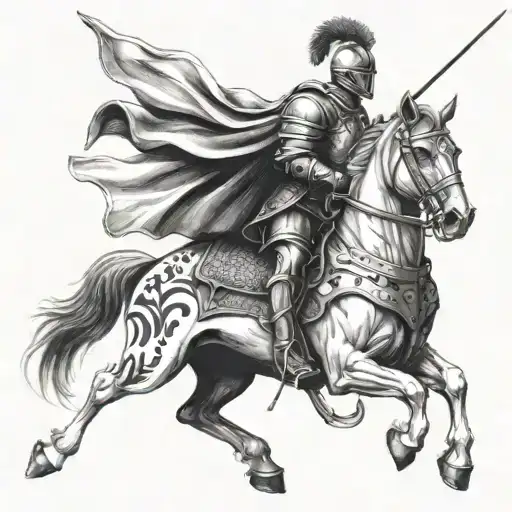 Hussar Knight tattoo design idea