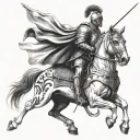 Hussar Knight tattoo design idea
