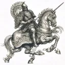 Hussar Knight tattoo design idea