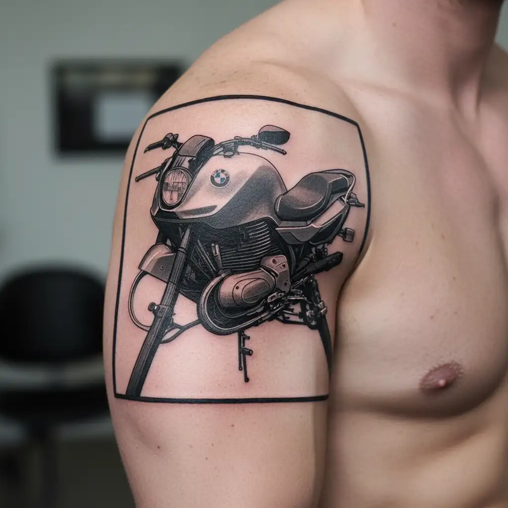 bmw tattoo design idea