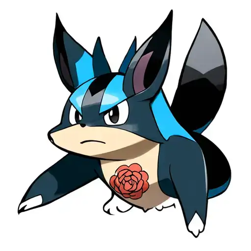 lucario pokemon tattoo tattoo design idea