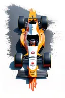 formula car 1 Goakart evolution tattoo design idea