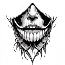 throat tattoo design idea