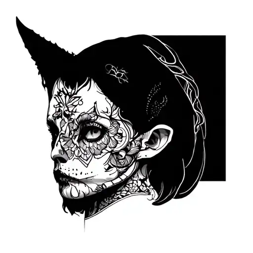 mantle tattoo design idea