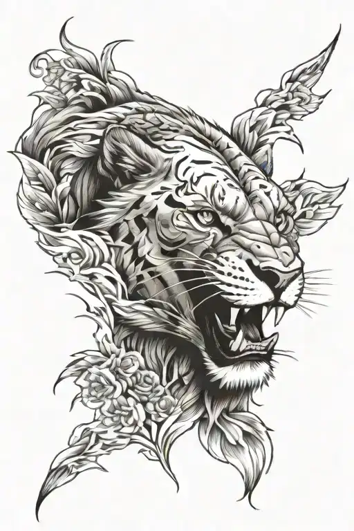 Detroit Lions tattoo design idea