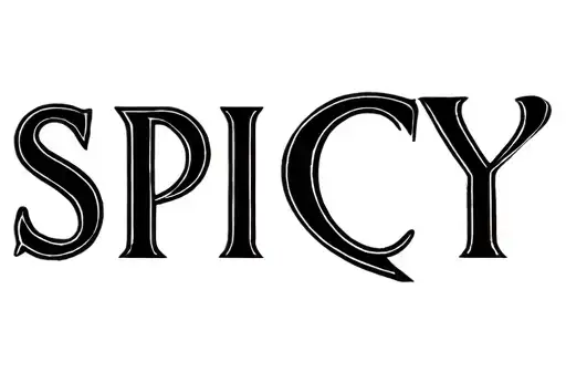 "SPICY" tattoo design idea
