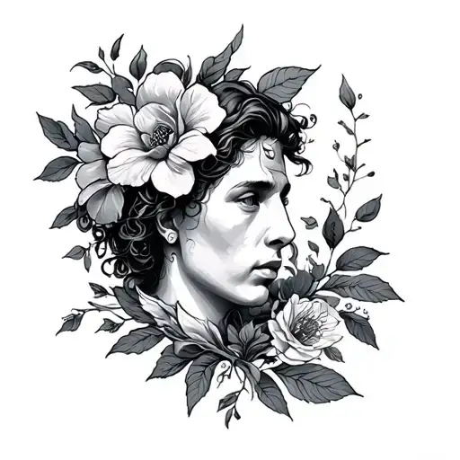 psalm 23.4 tattoo design idea