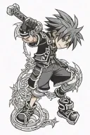 kingdom hearts tattoo design idea