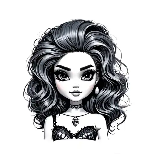 Bratz tattoo design idea