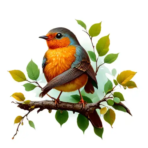 Robin on Branch Mama 06.08.1960 tattoo design idea
