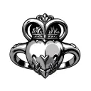 Claddagh Ring tattoo design idea