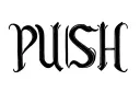 "PUSH" tattoo design idea