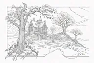 solitude tattoo design idea