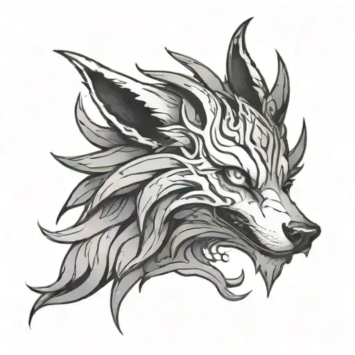 Kindred League of legends tattoo design idea