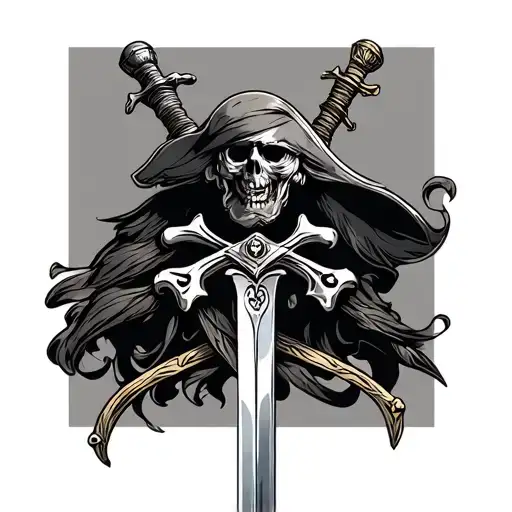 Pirate Sword tattoo design idea