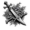 Pirate Sword tattoo design idea