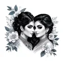 Ricky and sandhya tattoo design idea