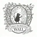 over the garden wall inspired with vines and the quote ain't that just the way tattoo design idea