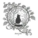 over the garden wall inspired with vines and the quote ain't that just the way tattoo design idea