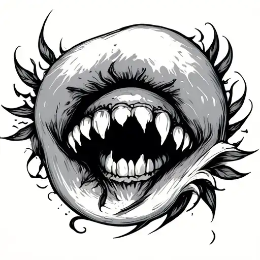 Butthole tattoo design idea