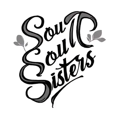 "Soul Sisters" Soul Sisters tattoo design idea