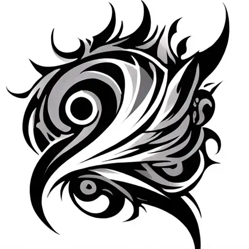 neo tribal tattoo design idea