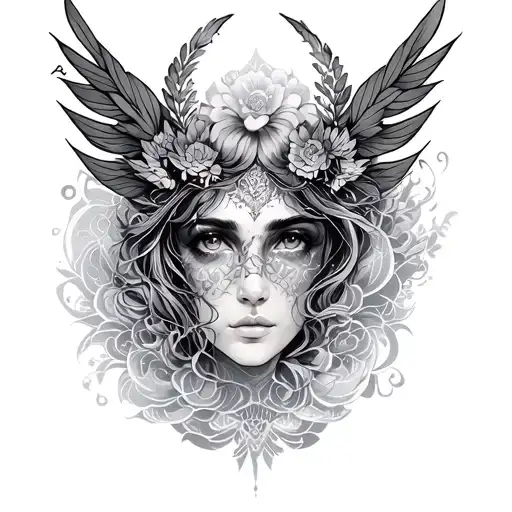 Gemini tattoo design idea
