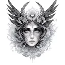 Gemini tattoo design idea