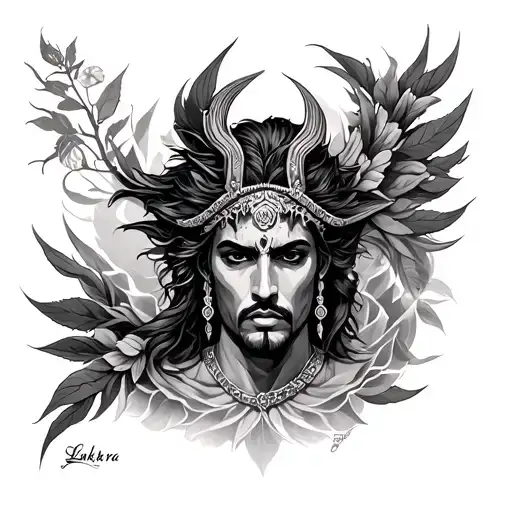 Lankara Veer tattoo design idea