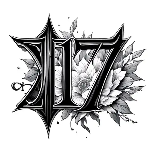 17 Roman Numeral tattoo design idea