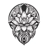 lotus tattoo design idea