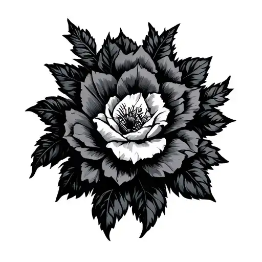 black clover tattoo design idea