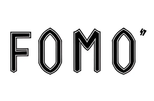 "FOMO" tattoo design idea