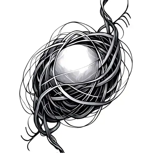 quantum entanglement tattoo design idea
