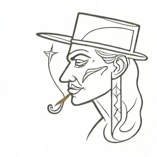 magician tattoo design idea