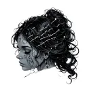 Morse code Kathryn tattoo design idea