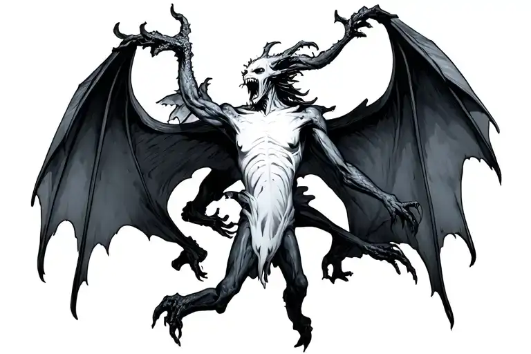 Flying Demon Tattoo Ideas in 2026 - BlackInk AI