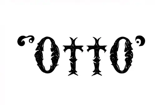 " Otto" tattoo design idea