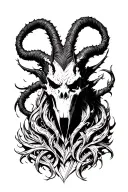 Belial tattoo design idea