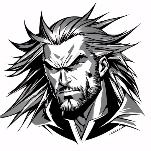 All Might tattoo design idea