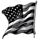 1776 Flag tattoo design idea