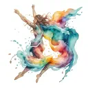 Dancing Through My Storms tattoo design idea