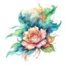 Dancing Through My Storms tattoo design idea