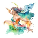 Dancing Through My Storms tattoo design idea